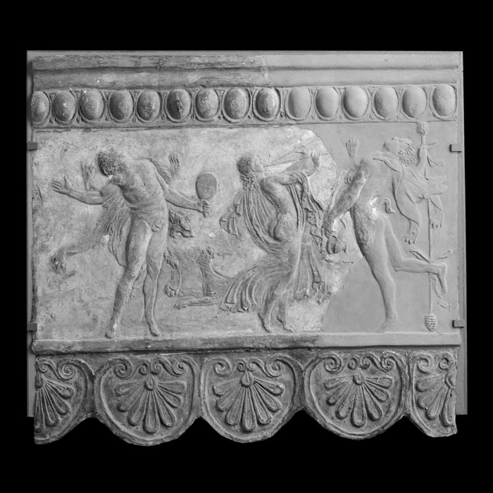 Fauns and revelers - Greco-Roman antiquities - Reproduction d’une sculpture du Musée du Louvre, Paris