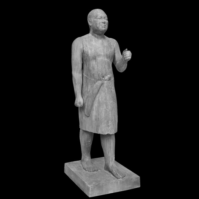 Ka-aper, known as Sheikh el-Beled - Egyptian antiquities - Reproduction d’une sculpture du Musée égyptien, Le Caire