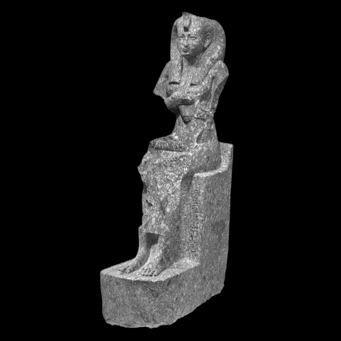 Chepenoupet II ou Chapenoupet - Antiquités égyptiennes - Reproduction d’une sculpture du Musée du Louvre, Paris