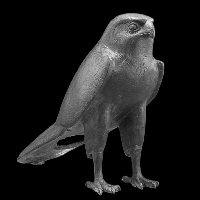 Grand faucon Horus - Antiquités égyptiennes - Reproduction d’une sculpture du Musée du Louvre, Paris
