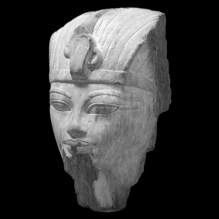 Reproduction of statue: Small head of Amenophis III