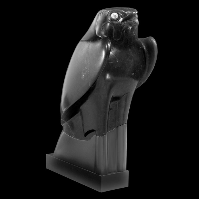 Small Horus falcon - Egyptian antiquities - Reproduction d’une sculpture du Musée du Louvre, Paris