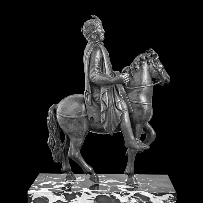 Equestrian statue of Charlemagne - Middle Ages - Reproduction d’une sculpture du Musée du Louvre, Paris