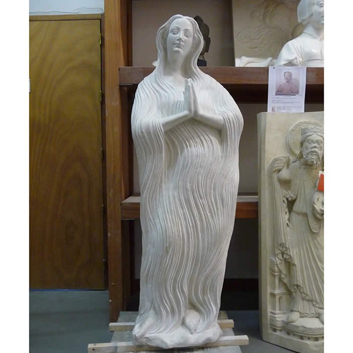 Mary Magdalene of Écouis - Middle Ages - Reproduction d’une sculpture de la Collégiale Notre-Dame, Écouis