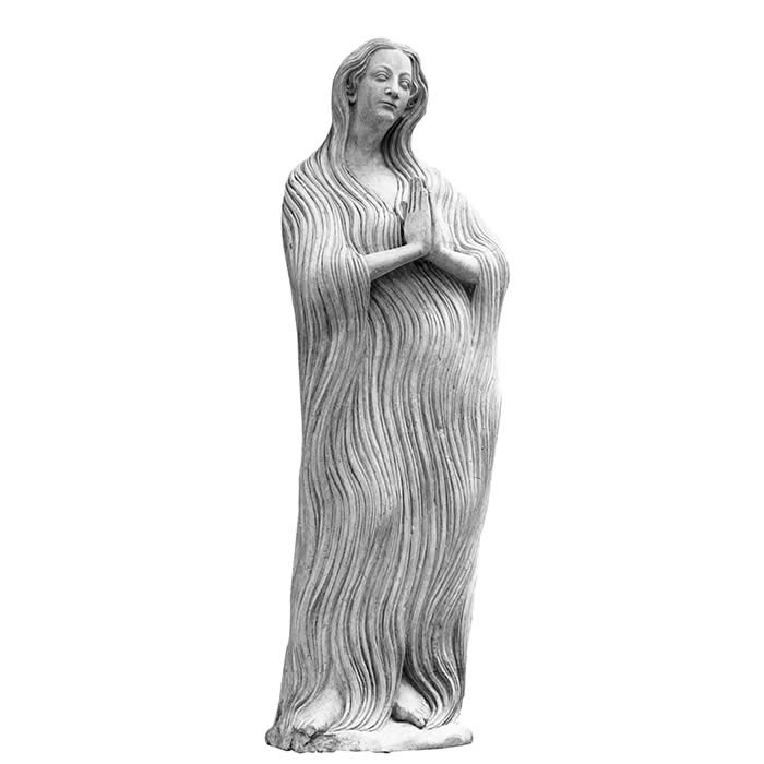 Mary Magdalene of Écouis - Middle Ages - Reproduction d’une sculpture de la Collégiale Notre-Dame, Écouis