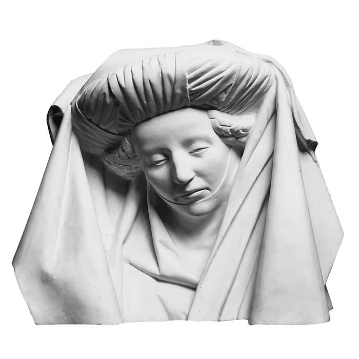 Bust of Saint Mary of Clopas (Magdelene?) - Renaissance - Reproduction d’une sculpture du Hôtel-Dieu, Tonnerre