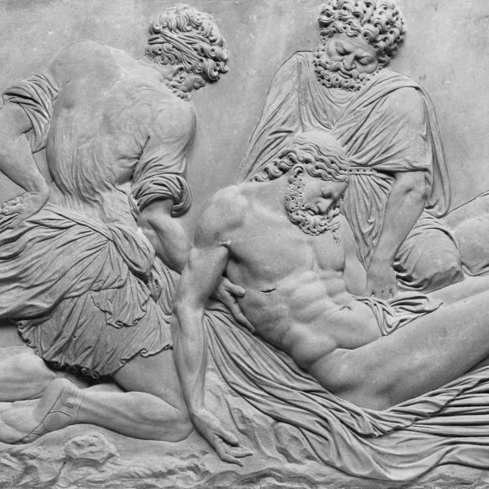 Déposition du Christ - Renaissance - Reproduction d’une sculpture du Musée du Louvre, Paris