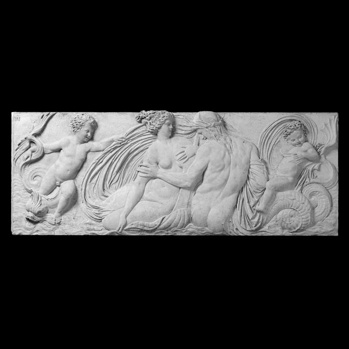 Triton and Nereid - Renaissance - Reproduction d’une sculpture du Musée du Louvre, Paris