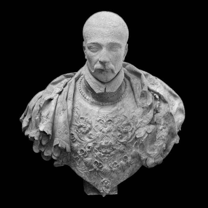 Buste d’Henri III Roi de France - Renaissance - Reproduction d’une sculpture du Musée du Louvre, Paris