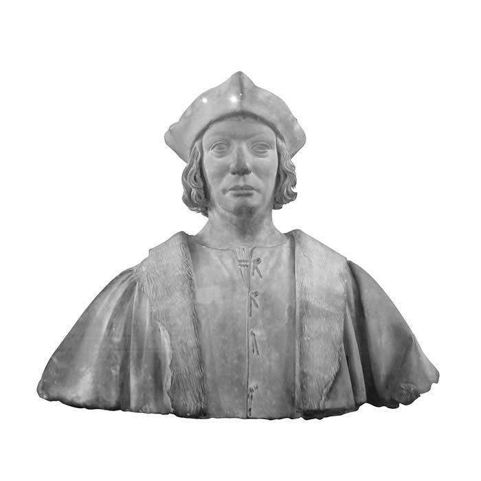 Buste présumé du Chancelier Duprat - Renaissance - Reproduction d’une sculpture du Musée du Louvre, Paris
