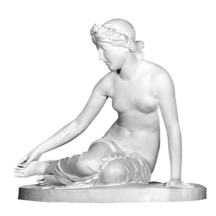 The nymph Salmacis - Reproduction d’une sculpture du Musée du Louvre, Paris