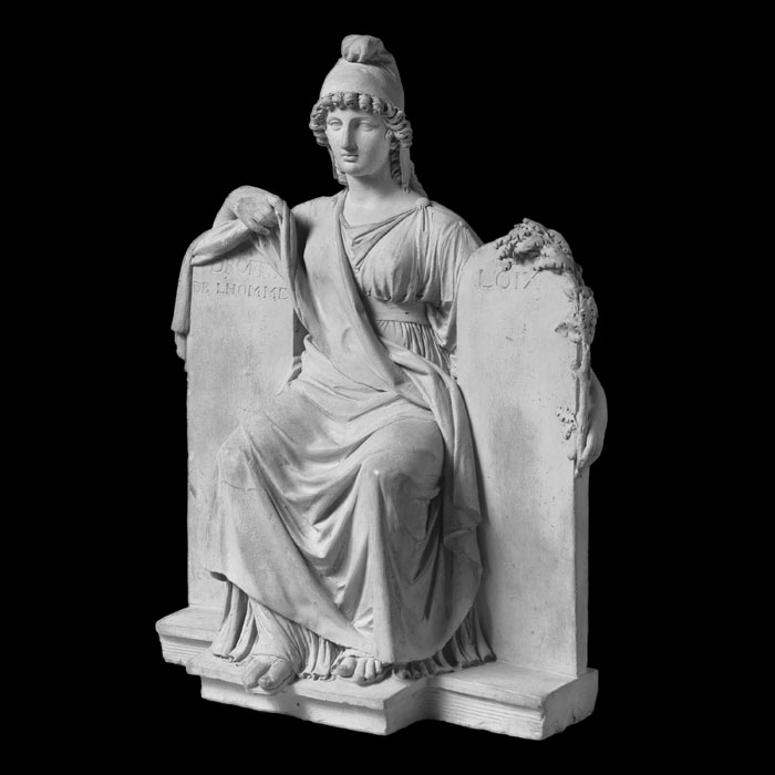 La République - Reproduction d’une sculpture du Musée du Louvre, Paris