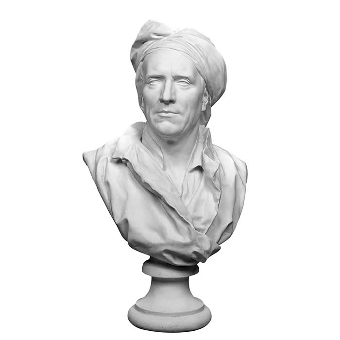 Bust of Nicolas Coustou - Reproduction d’une sculpture du Musée du Louvre, Paris