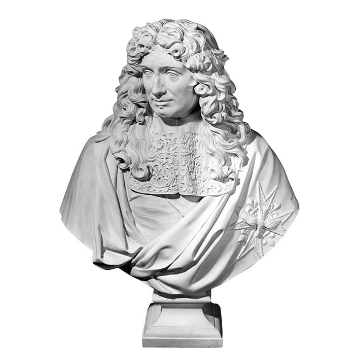 Buste de Jean-Baptiste Colbert - Reproduction d’une sculpture du Musée du Louvre, Paris