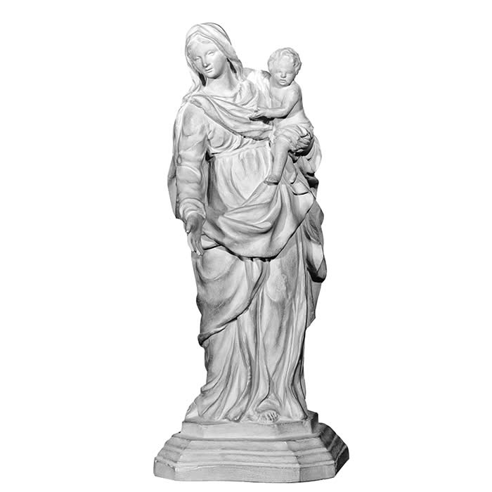 Vierge à l’Enfant - Reproduction d’une sculpture du Musée du Louvre, Paris