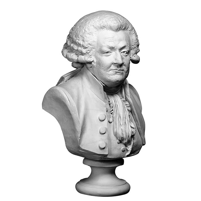 Bust on a pedestal of the count de Mirabeau - Reproduction d’une sculpture du Musée du Louvre, Paris