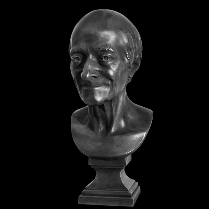 Tête de Voltaire dit à l’antique - Reproduction d’une sculpture du Musée du Louvre, Paris