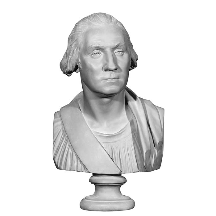 Bust of George Washington - Reproduction d’une sculpture du Musée du Louvre, Paris