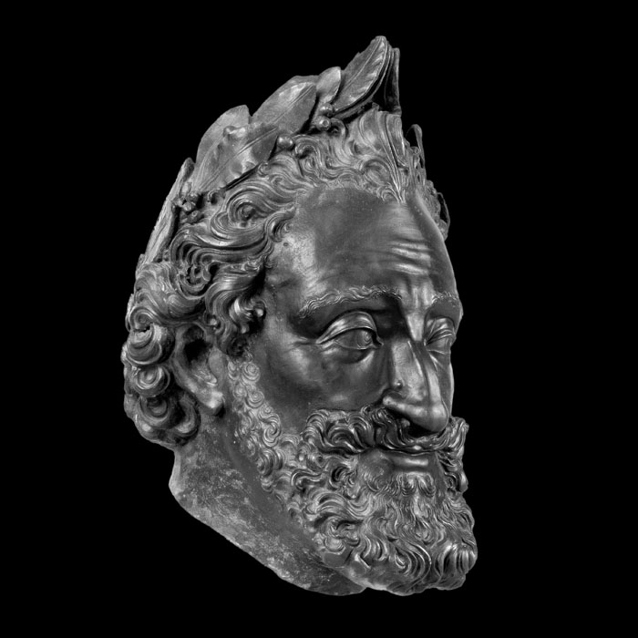Tête d’Henri IV - Reproduction d’une sculpture du Musée du Louvre, Paris