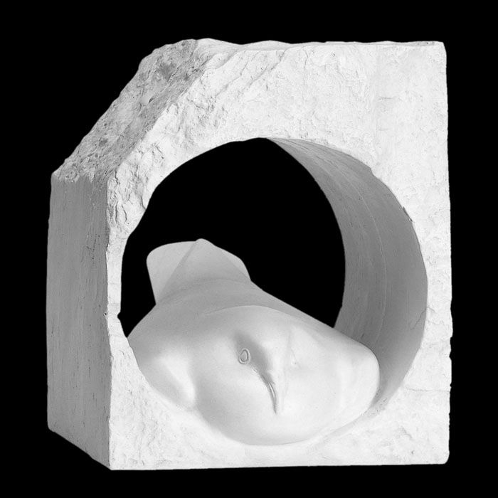 Pigeonne au nid cylindrique - Reproduction d’une sculpture du Musée François Pompon, Saulieu
