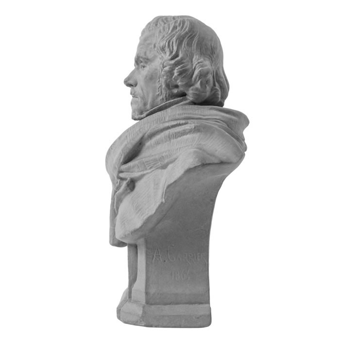 Bust of Eugène Delacroix - Reproduction d’une sculpture du Musée Delacroix, Paris