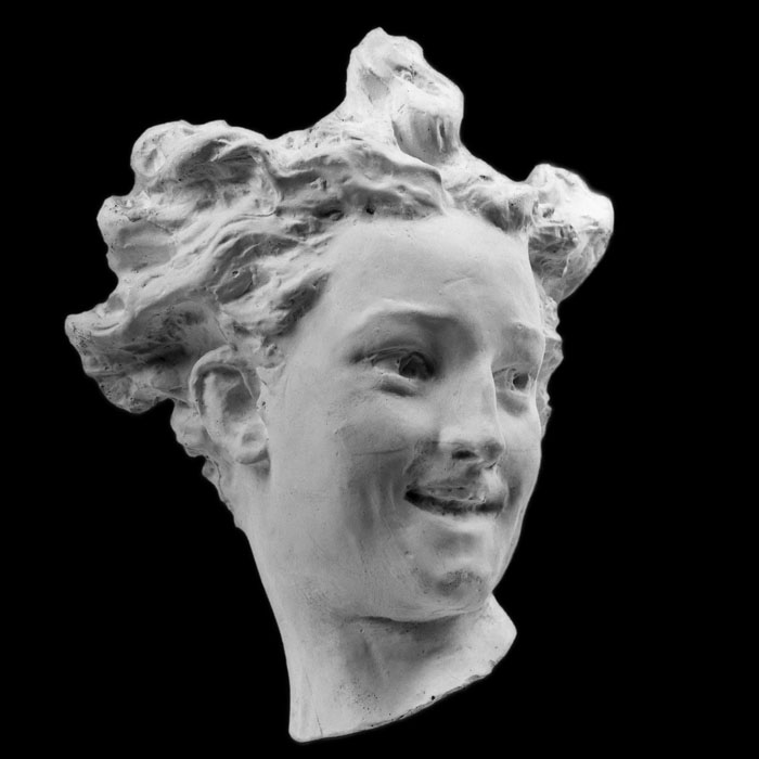 Masque du Génie de la Danse - Reproduction d’une sculpture du Musée des Beaux-Arts Jules Chéret, Nice
