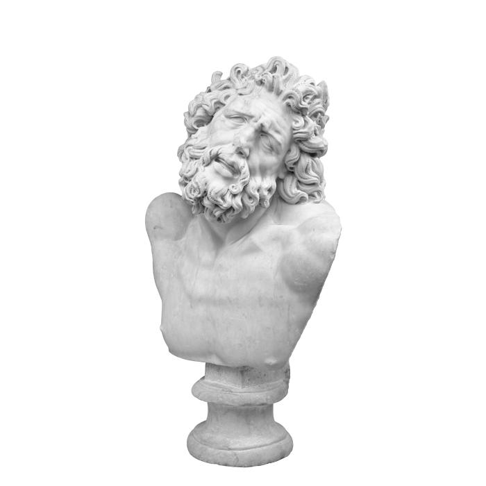 Buste de Laocoon - Reproduction d’une sculpture du Musée du Louvre, Paris