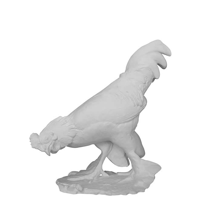 Coq picorant - Reproduction d’une sculpture du Musée des Beaux-Arts, Dijon