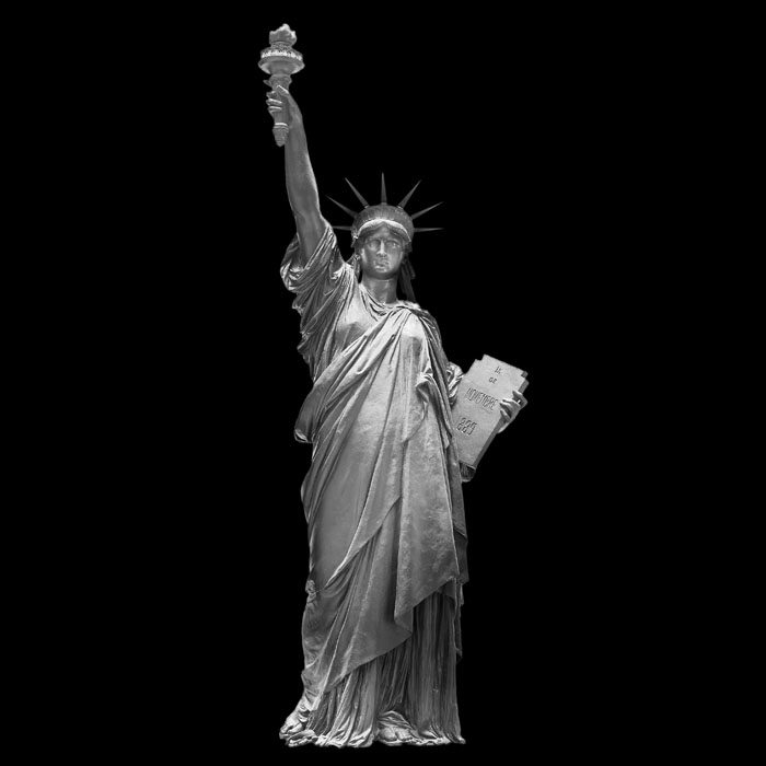 Statue de la liberté - Reproduction d’une sculpture du Musée d’Orsay, Paris