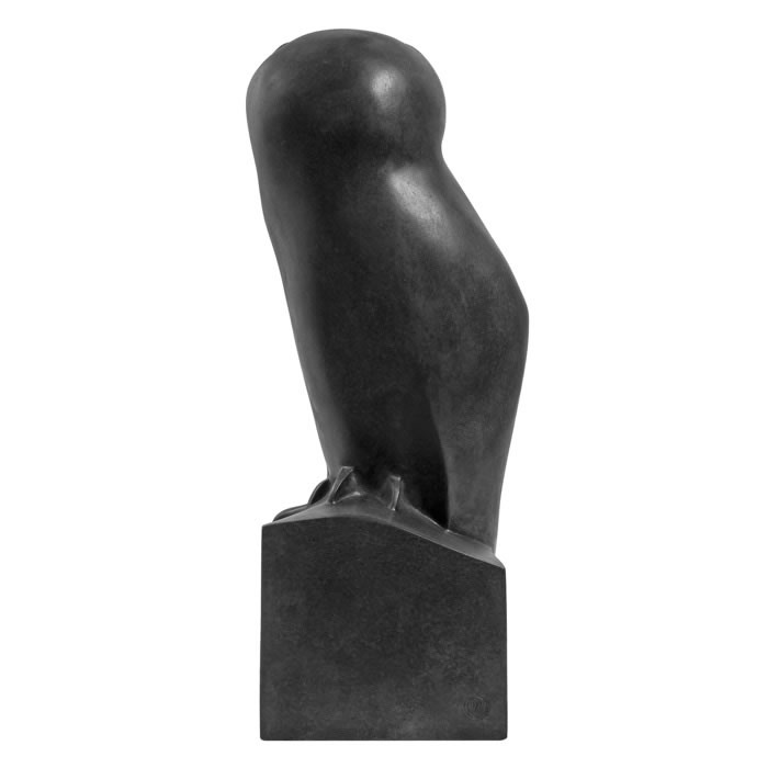 Grand-duc patine bronze - Reproduction d’une sculpture du Musée François Pompon, Saulieu