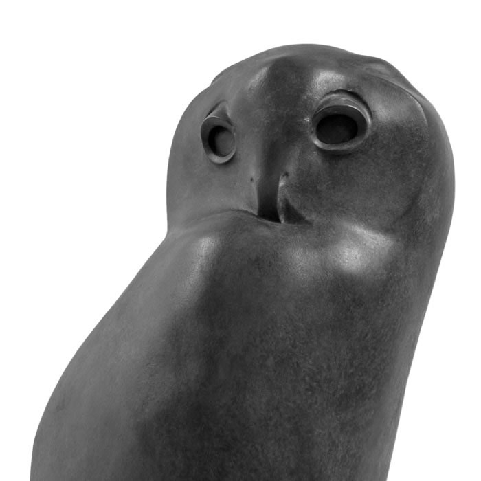 Grand-duc patine bronze - Reproduction d’une sculpture du Musée François Pompon, Saulieu