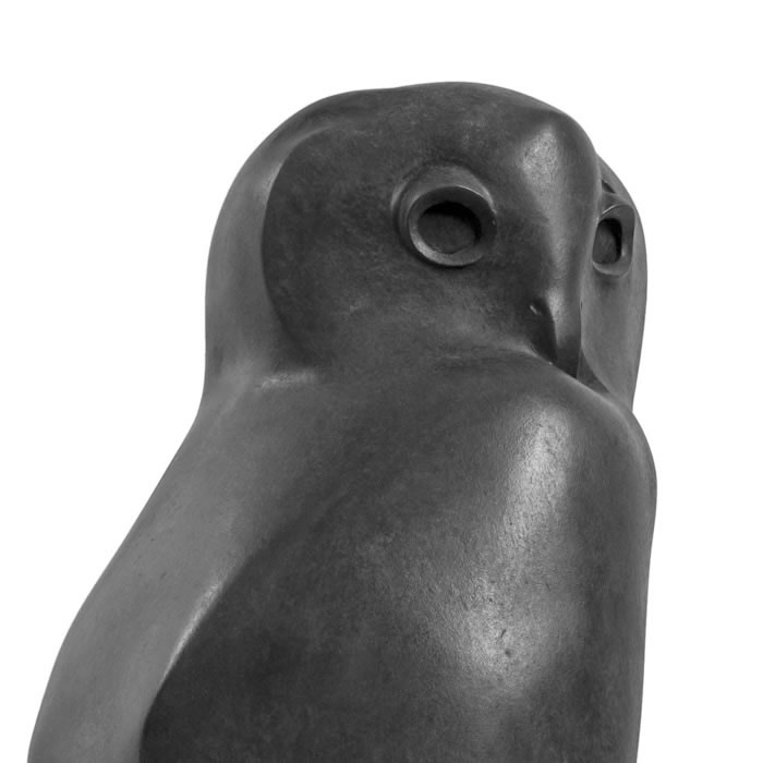 Grand-duc patine bronze - Reproduction d’une sculpture du Musée François Pompon, Saulieu