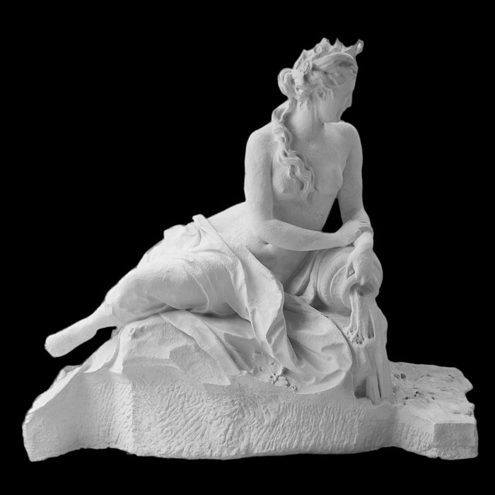 La Loire - Reproduction d’une sculpture du Musée du Louvre, Paris