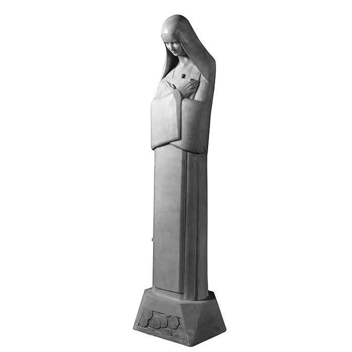 Sainte Thérèse et de l’enfant Jésus - Reproduction d’une sculpture de l’Église Saint-François-de-Sales, Paris