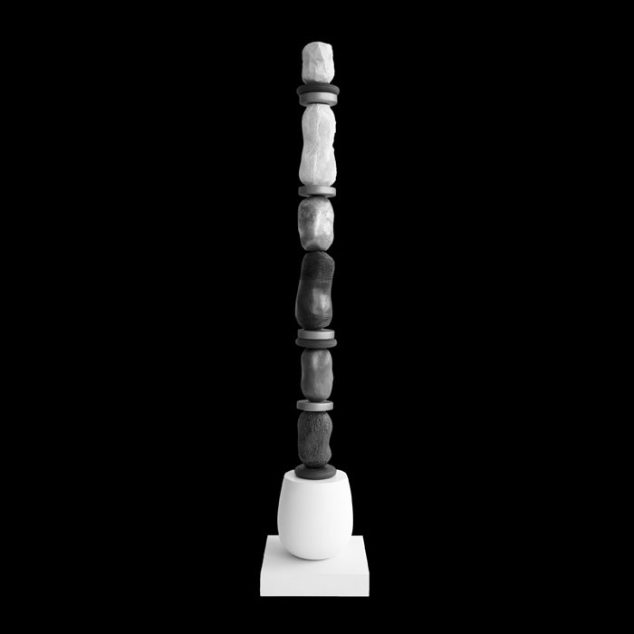 Grand Totem Homère - Collection antiques studio - Reproduction d’une sculpture du 