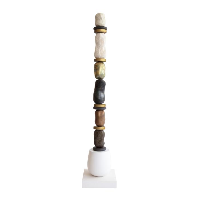 Grand Totem Homère - Collection antiques studio - Reproduction d’une sculpture du 