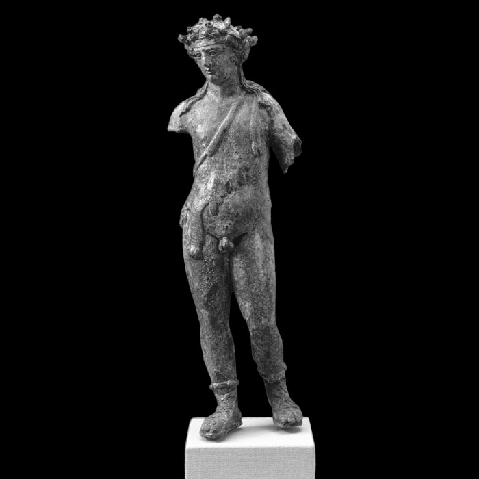 Statuette de Bacchus debout, ou Dionysos - Antiquités gallo-romaines - Reproduction d’une sculpture du Musée d’Archéologie nationale, Saint-Germain-en-Laye