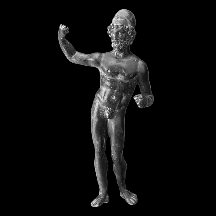 Mars with helmet - Gallo-Roman antiquities - Reproduction d’une sculpture du Musée du Louvre, Paris