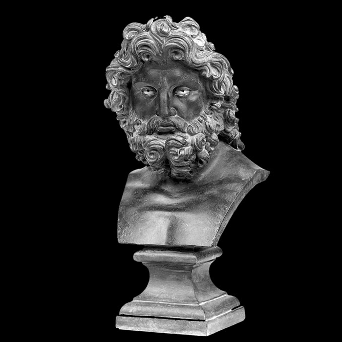 Bust of the Jupiter of Evreux - Gallo-Roman antiquities - Reproduction d’une sculpture du Musée d’Art, Histoire et Archéologie, Evreux