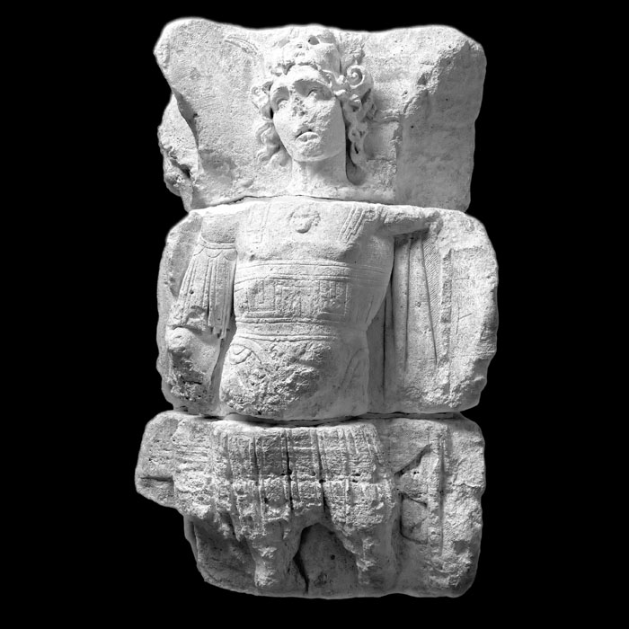 Pillar of Saint Landry - Gallo-Roman antiquities - Reproduction d’une sculpture du Musée national du Moyen Âge - Thermes et hôtel de Cluny, Paris