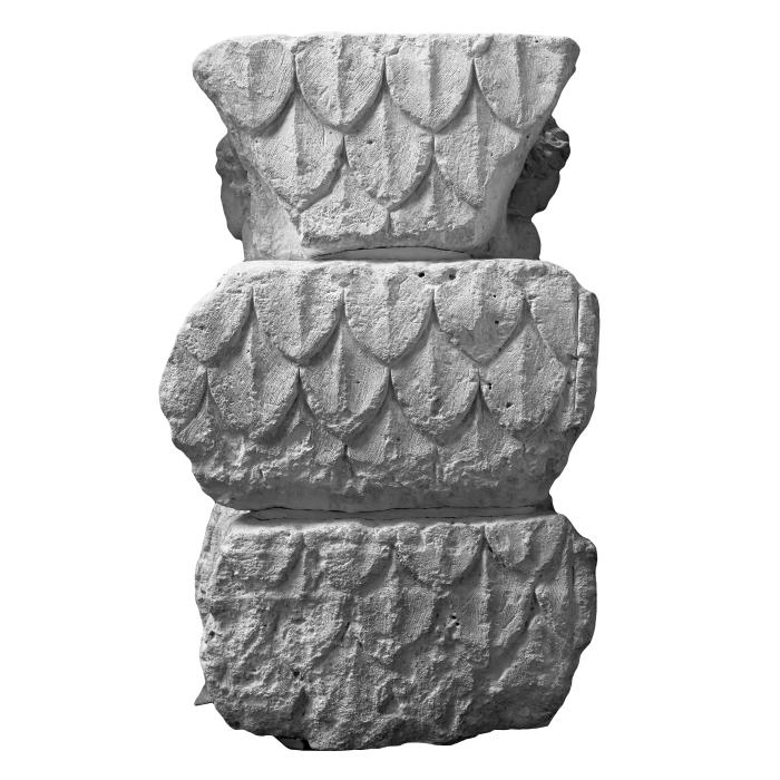Pillar of Saint Landry - Gallo-Roman antiquities - Reproduction d’une sculpture du Musée national du Moyen Âge - Thermes et hôtel de Cluny, Paris