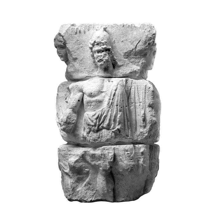 Pillar of Saint Landry - Gallo-Roman antiquities - Reproduction d’une sculpture du Musée national du Moyen Âge - Thermes et hôtel de Cluny, Paris