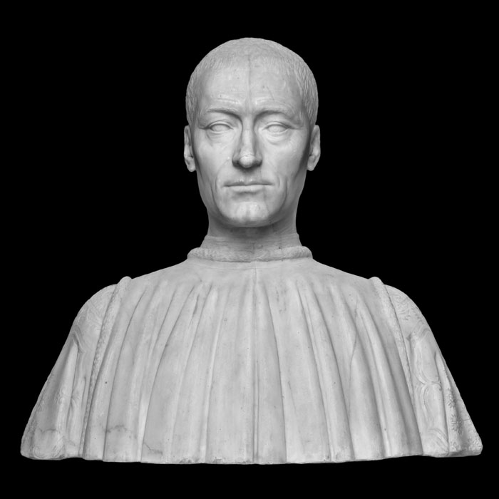 Filippo Strozzi - Renaissance - Reproduction d’une sculpture du Musée du Louvre, Paris