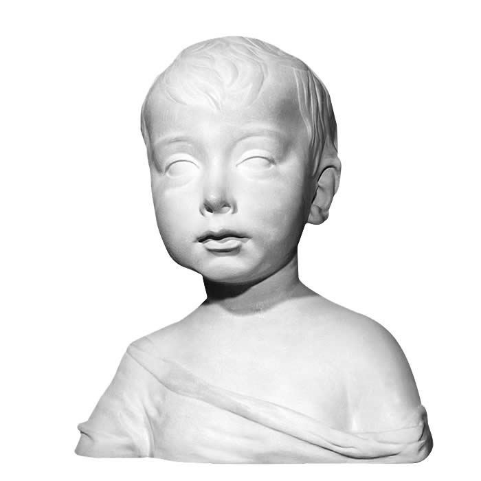 Small bust of the Pouting Child - Renaissance - Reproduction d’une sculpture du National Gallery, Washington