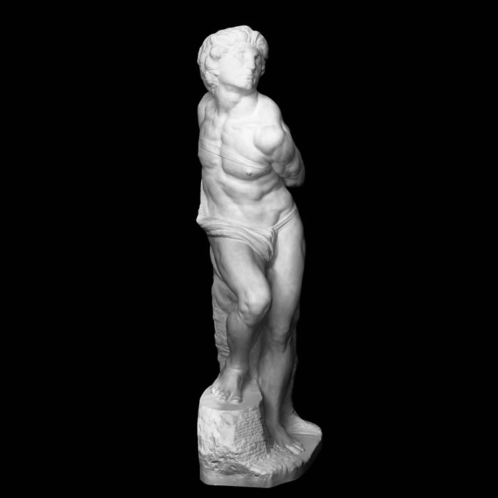 Rebel Slave - Renaissance - Reproduction d’une sculpture du Musée du Louvre, Paris