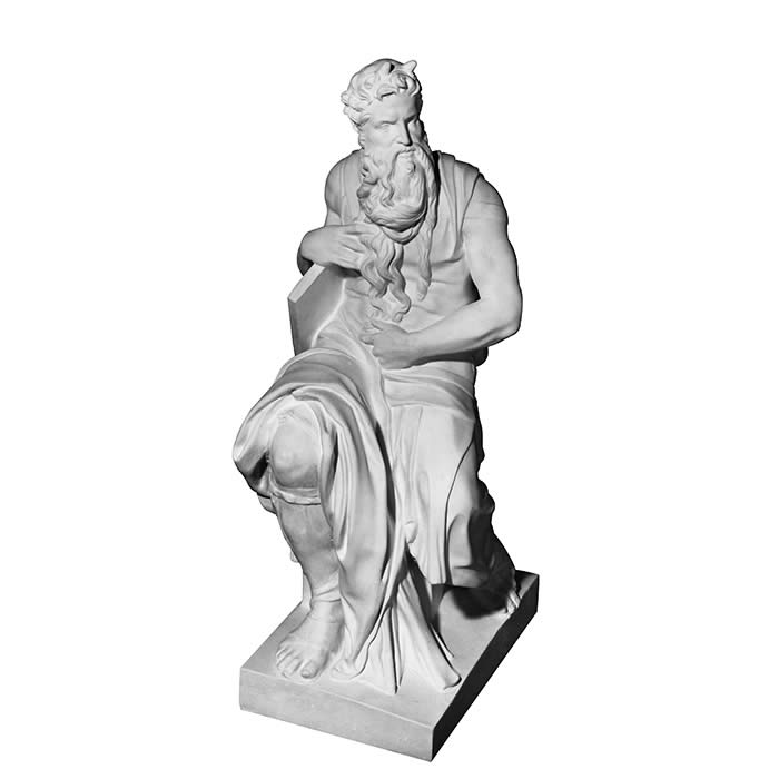 Seated Moses - Renaissance - Reproduction d’une sculpture de la Basilique Saint-Pierre-aux-Liens, Rome