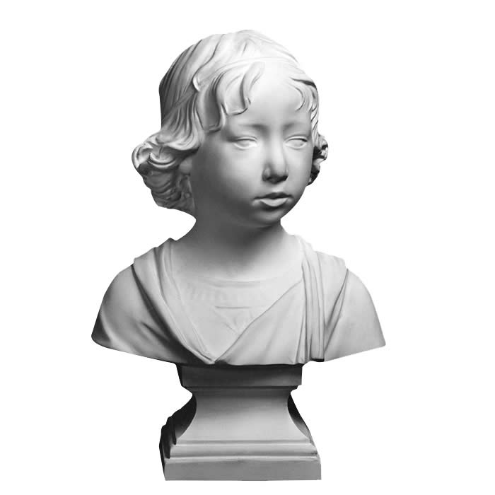 Buste d’enfant - Renaissance - Reproduction d’une sculpture du Musée National du Bargello, Florence