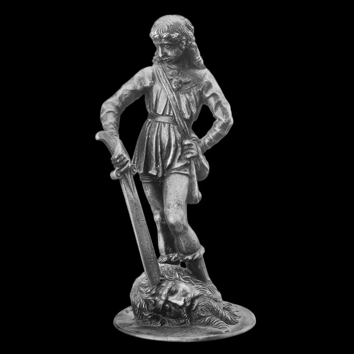 David vainqueur - Renaissance - Reproduction d’une sculpture du Musée du Louvre, Paris