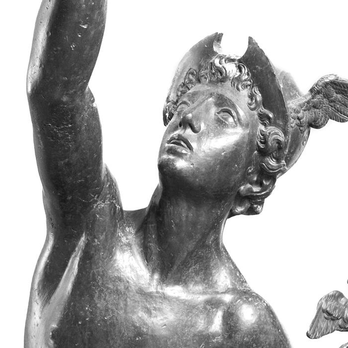 Flying Mercury or Hermès - Renaissance - Reproduction d’une sculpture du Musée du Louvre, Paris