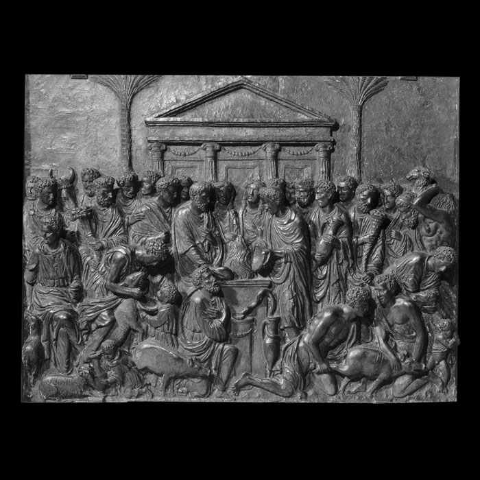Sacrifice à Esculape - Renaissance - Reproduction d’une sculpture du Musée du Louvre, Paris